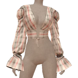 Front Row Pale Plaid Perfection Jacket