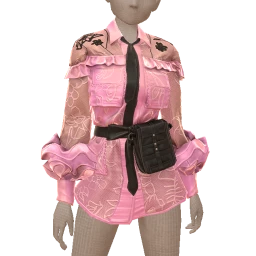 Front Row Pink Petal Pockets Dress