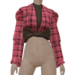 Front Row Cerise Tartan Jacket