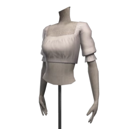 Front Row Forever Cropped Ruffled Top