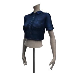 Front Row Funky Cropped Shirt