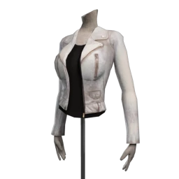 Front Row Silver Biker Jacket