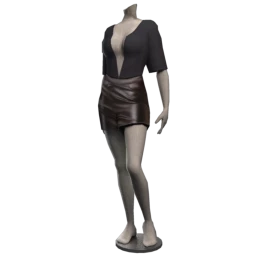 Front Row Batwing Outfit - Black