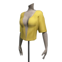 Front Row Batwing Top - Yellow