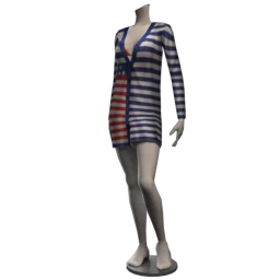Front Row Stars and Stripes Cardigan Dress