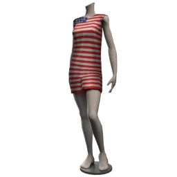 Front Row Sparkling Flag Dress