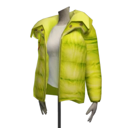 Front Row Crossing Velvet Puffer Jacket