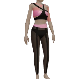 Front Row Baleful Outfit - Pink
