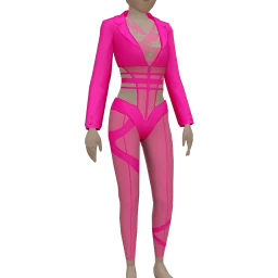 Front Row Overthrown Outfit - Pink