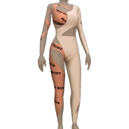 Front Row Deleterious Outfit - Beige