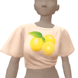 Front Row Lemon Loose Fit T-Shirt