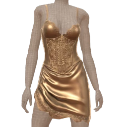 Ikon Elite Gold Corset Dress