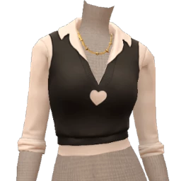 Front Row Old Money Cropped Shirt