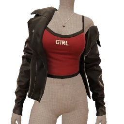 Front Row GIRL Leather Jacket