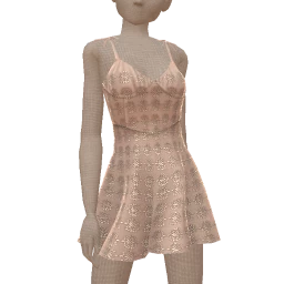 Front Row Shimmering Snowflake Skater Dress