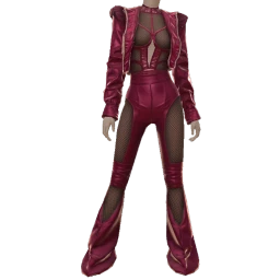 Front Row Burgundy Chic Outfit