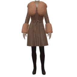 Front Row Luxury Shearling Outfit