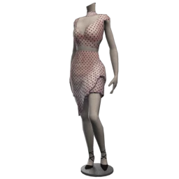 Front Row Blanco Dot Outfit 