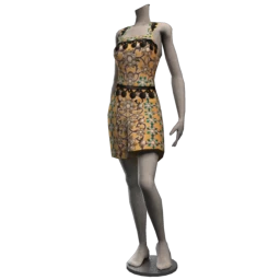 Front Row Pom Pom Shift Dress