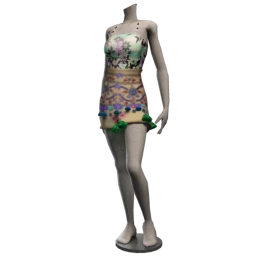 Front Row Pom Pom Party Dress