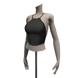 Garage Strappy Back Crop Halter Top