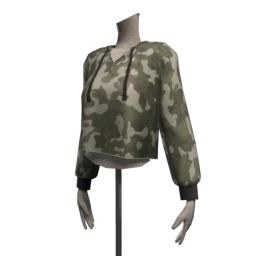 Relaxed Cropped Hoodie