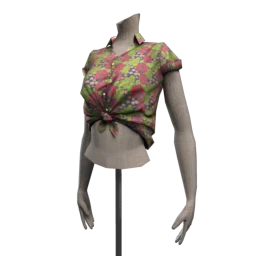 Tied Hawaiian Shirt - Ku'uipo