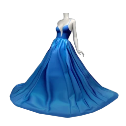 Ikon Cerulean Silk Dress