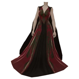 Cosmos Gothic Caped Vampiress Dress