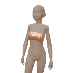 Ikon Elite Melted Metal Bandeau Top