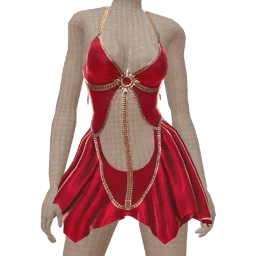 Ikon Elite Red Velvet Nights Dress