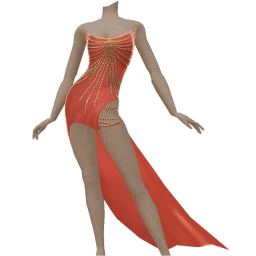 Ikon Red Effervescence Dress