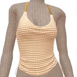 Ikon Elite Cream Knit Scoop Neck Top