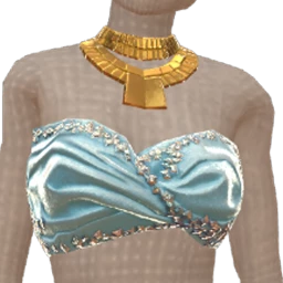 Ikon Elite Aqua Crystal Wrap Crop Top
