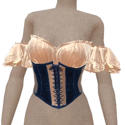 Ikon Elite Blue Velvet Corset