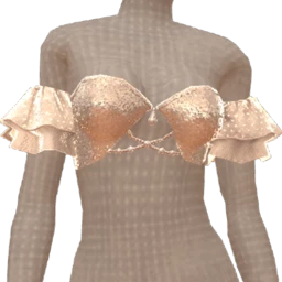 Ikon Elite Luxe Shimmering And Ruffled Top