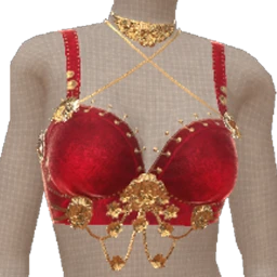 Ikon Elite Sparkle Red Cropped Top
