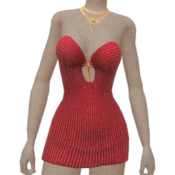 Ikon Elite Twinkle Red Knit Dress