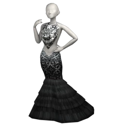 Ikon Elite Twist Of Separation Evening Dress