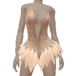 Ikon Elite Golden Plume Mini Dress