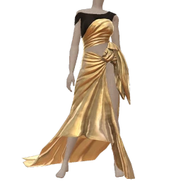 Ikon Elite Golden Diva Drape Dress