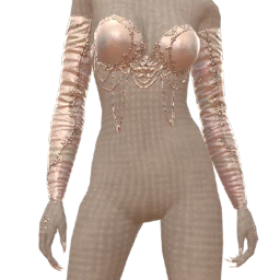 Ikon Elite Jewelled Corset Fantasy Top With Off-Shoulder Sleeves