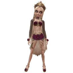 Ikon Elite Purple Fire Vesper Doll Outfit 