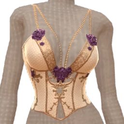 Ikon Elite White Pearl And Gold Vesper Corset