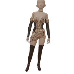 Ikon Elite Black Rhinestone Dress