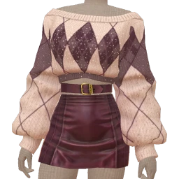 Ikon Elite Cosy Argyle Print Winter Style Outfit - Early Access