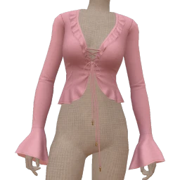 Ikon Elite Mauve Pretty Peplum Sleeve Top