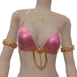 Ikon Elite Mauve Purple Gold Crystal Bralette