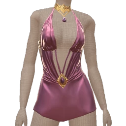 Ikon Elite Mauve Purple Silk Glow Dress