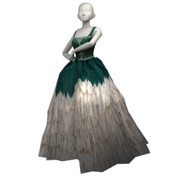 Ikon Winter Forest Goddess Evening Dress